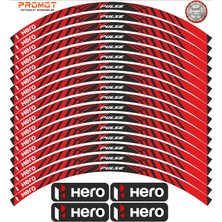 Rebon Moto Design Motosiklet Jant Şeridi Hero x Pulse Uyumlu 1