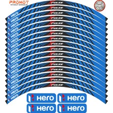 Rebon Moto Design Motosiklet Jant Şeridi Hero x Pulse Uyumlu 4