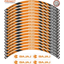 Rebon Moto Design Motosiklet Jant Şeridi Bajaj Pulsar Rs 200 Uyumlu 5