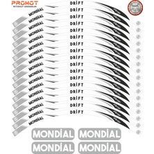 Rebon Moto Design Motosiklet Jant Şeridi Mondial Drift 6
