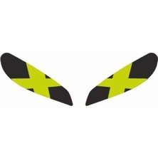 Rebon Moto Design Far Kaplama Cfmoto 250 Sr Uyumlu Flo Sarı x