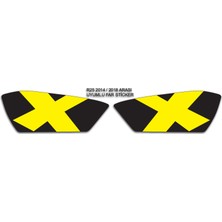 Rebon Moto Design Far Kaplama R25 2014/2018 Uyumlu Sarı x