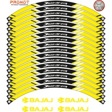 Rebon Moto Design Motosiklet Jant Şeridi Bajaj Dominar Uyumlu 5