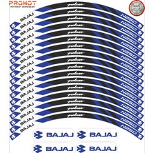 Rebon Moto Design Motosiklet Jant Şeridi Bajaj Pulsar N250 Uyumlu 9