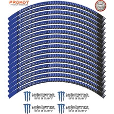 Rebon Moto Design Motosiklet Jant Şeridi Monster Tasarımlı 6