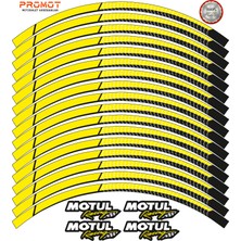Rebon Moto Design Motosiklet Jant Şeridi Motul Tasarımlı 9