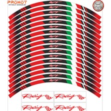 Rebon Moto Design Motosiklet Jant Şeridi Italy Tasarımlı 1