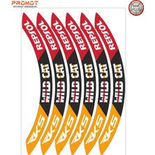 Rebon Moto Design Motosiklet Jant Şeridi Rks Wildcat Uyumlu 1