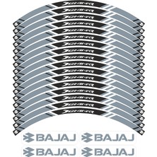 Rebon Moto Design Motosiklet Jant Şeridi Bajaj Dominar Uyumlu 2