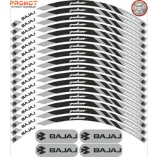 Rebon Moto Design Motosiklet Jant Şeridi Bajaj Pulsar N250 Uyumlu 7