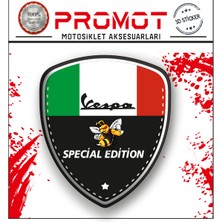 Rebon Moto Design Stıcker Seti Vespa 3D Sperlik 2
