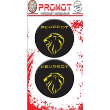 Rebon Moto Design Damla Logo Peugeot 3D 2 Li Sticker 1