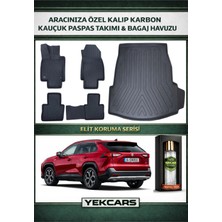 Yek Cars Suzuki A-Cross 2026 Model Karbonlu Kauçuk Paspas Seti ve Bagaj Havuzu