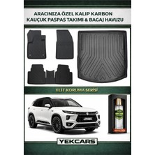 Yek Cars Suzuki Yeni Kasa  Vitara Hybrid 2026 Model Karbonlu Kauçuk Paspas Seti ve Bagaj Havuzu