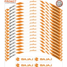 Rebon Moto Design Motosiklet Jant Şeridi Bajaj Pulsar N250 Uyumlu 4