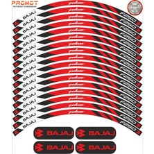 Rebon Moto Design Motosiklet Jant Şeridi Bajaj Pulsar F250 Uyumlu 2
