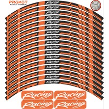 Rebon Moto Design Motosiklet Jant Şeridi Racing Tasarımlı 6