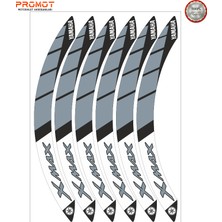 Rebon Moto Design Motosiklet Jant Şeridi Yamaha Xmax Uyumlu 4