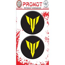 Rebon Moto Design Damla Logo Sticker mt Logo Kabartmalı 5X5CM 03