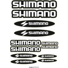 Rebon Moto Design Bisiklet Sticker Seti Shımano 04