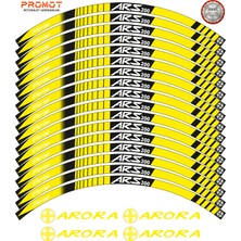 Rebon Moto Design Motosiklet Jant Şeridi Arora Ars 200 6