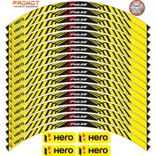 Rebon Moto Design Motosiklet Jant Şeridi Hero x Pulse Uyumlu 5