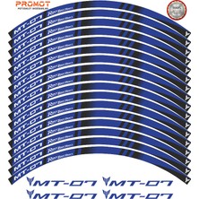 Rebon Moto Design Motosiklet Jant Şeridi Yamaha mt 07 Uyumlu 2