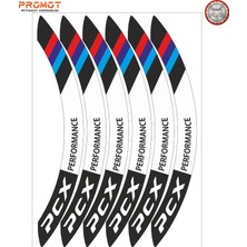 Rebon Moto Design Motosiklet Jant Şeridi Honda Pcx Uyumlu 3