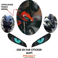 Rebon Moto Design Far Kaplama Cfmoto 250 Sr Uyumlu Mavi
