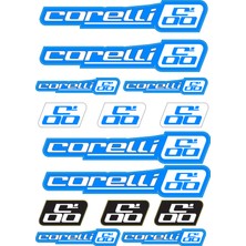 Rebon Moto Design Bisiklet Sticker Seti Corelli 01