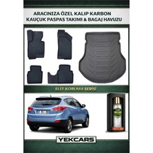 Yek Cars Hyundai İX35 2010 Model Karbonlu Kauçuk Paspas Seti ve Bagaj Havuzu
