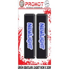 Rebon Moto Design Damla Logo Rks Newlight Ön Maşa Kabartmalı 2'li Sticker 1