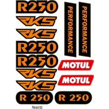 Rebon Moto Design Sticker Seti Rks R250 Tasarımlı Grenaj Kaplama 04