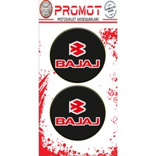 Rebon Moto Design Damla Logo Sticker Bajaj Kabartmalı 5X5CM 01