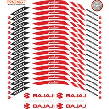 Rebon Moto Design Motosiklet Jant Şeridi Bajaj Pulsar Ns 200 Uyumlu 1