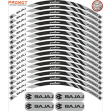 Rebon Moto Design Motosiklet Jant Şeridi Bajaj Pulsar F250 Uyumlu 7