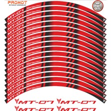 Rebon Moto Design Motosiklet Jant Şeridi Yamaha mt 07 Uyumlu 1