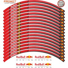 Rebon Moto Design Motosiklet Jant Şeridi Redbull Tasarımlı 2