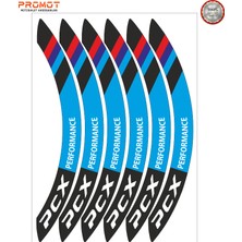 Rebon Moto Design Motosiklet Jant Şeridi Honda Pcx Uyumlu 2