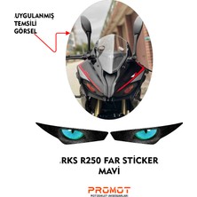 Rebon Moto Design Far Kaplama Rks R250 Uyumlu Mavi 2023/24