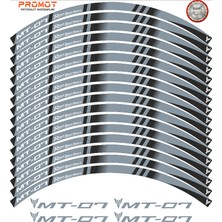 Rebon Moto Design Motosiklet Jant Şeridi Yamaha mt 07 Uyumlu 3