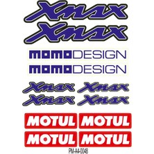 Rebon Moto Design Sticker Seti Xmax Momo Design 01