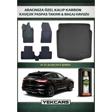 Yek Cars Ds 4 2025  Model Karbonlu Kauçuk Paspas Seti ve Bagaj Havuzu