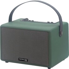 Venüs Shopping Mey Ithalat®  F31 50W Sürücülü 2 Adet Mikrofonlu Bt 5.2 Kablosuz Hoparlör - Yeşil