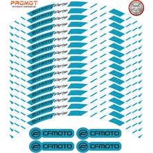 Rebon Moto Design Motosiklet Jant Şeridi Cf Moto Uyumlu 2