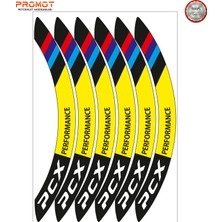 Rebon Moto Design Motosiklet Jant Şeridi Honda Pcx Uyumlu 20