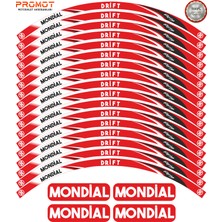 Rebon Moto Design Motosiklet Jant Şeridi Mondial Drift 1