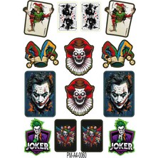 Rebon Moto Design Sticker Seti Joker Karışık 01