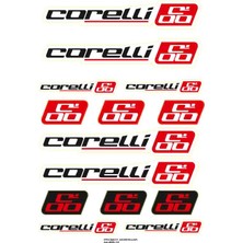Rebon Moto Design Bisiklet Sticker Seti Corelli 04