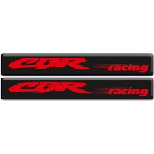 Rebon Moto Design Damla Logo Cbr Racing Kabartmalı 2 Li Sticker 2